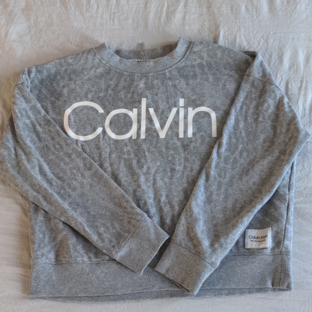 Calvin Klein Performance Cropped Crewneck
